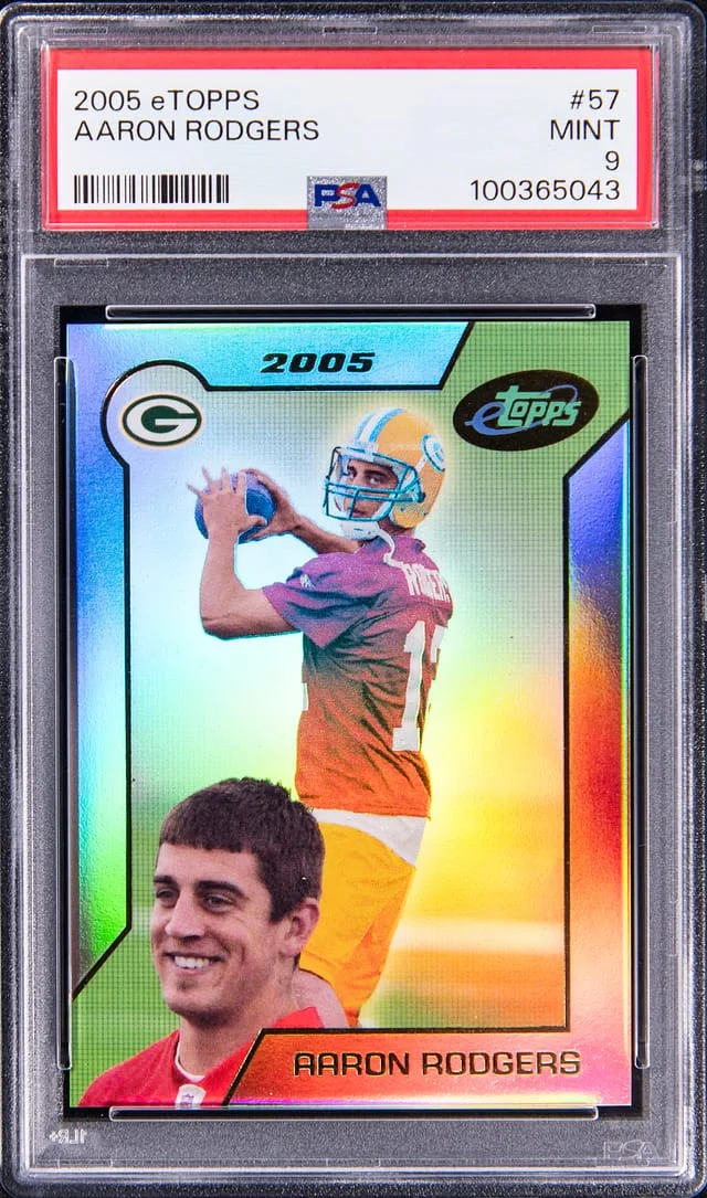 2005 eTopps Aaron Rodgers #57 card image