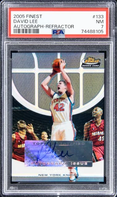 2005 Finest David Lee Autograph-Refractor #133 card image