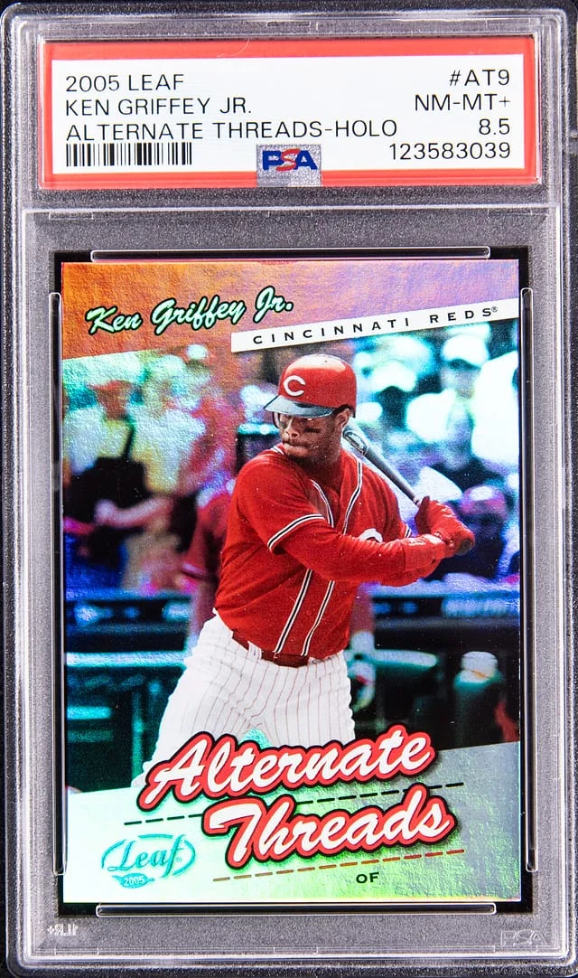 2005 Leaf Ken Griffey Jr. Alternate Threads Holo #AT-9 card image