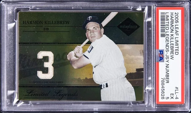 2005 Leaf Limited Harmon Killebrew Limited Legends Jersey Number #LL-4 card image