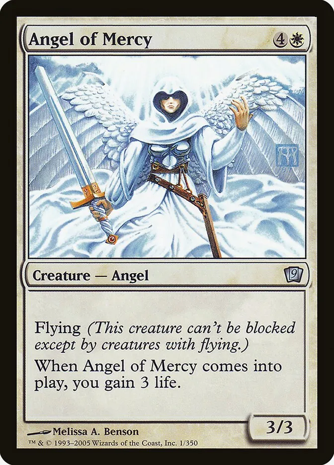 2005 Ninth Edition Angel of Mercy uncommon #1★ uncommon card image