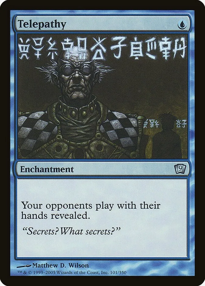 2005 Ninth Edition Telepathy uncommon #101★ uncommon card image