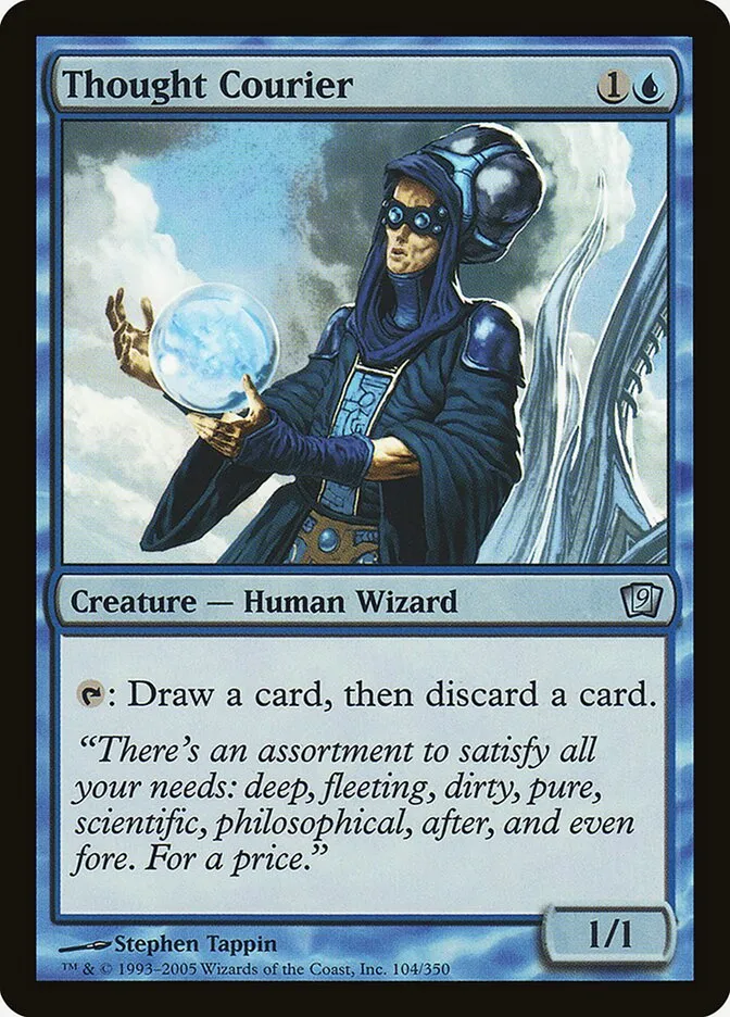 2005 Ninth Edition Thought Courier #104★ uncommon card image