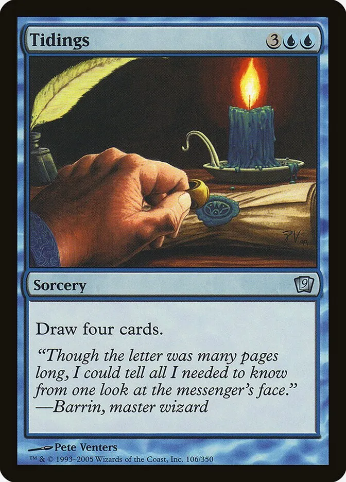 2005 Ninth Edition Tidings #106★ uncommon card image
