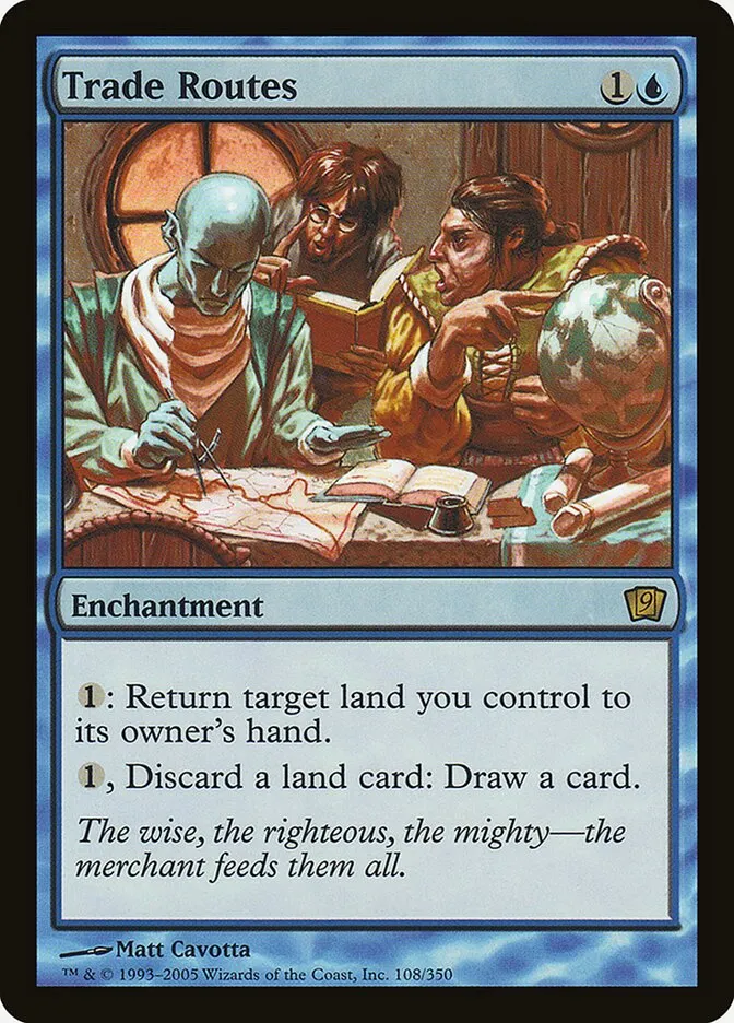 2005 Ninth Edition Trade Routes #108★ rare card image