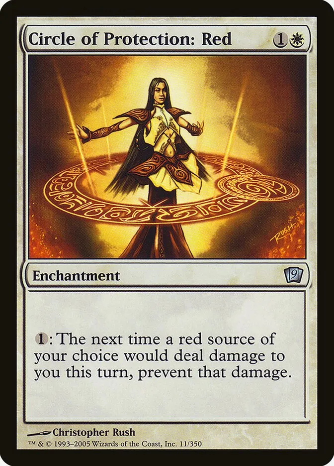 2005 Ninth Edition Circle of Protection: Red #11★ uncommon card image