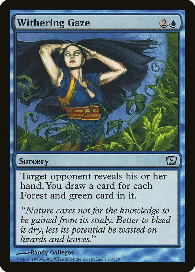 2005 Ninth Edition Withering Gaze #113★ uncommon card image