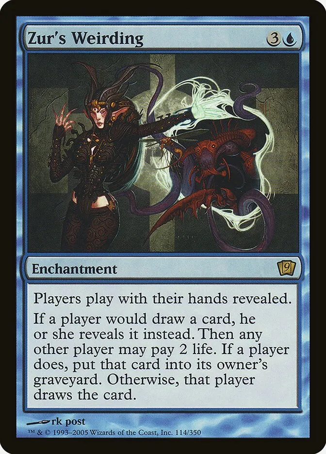 2005 Ninth Edition Zur's Weirding #114★ rare card image