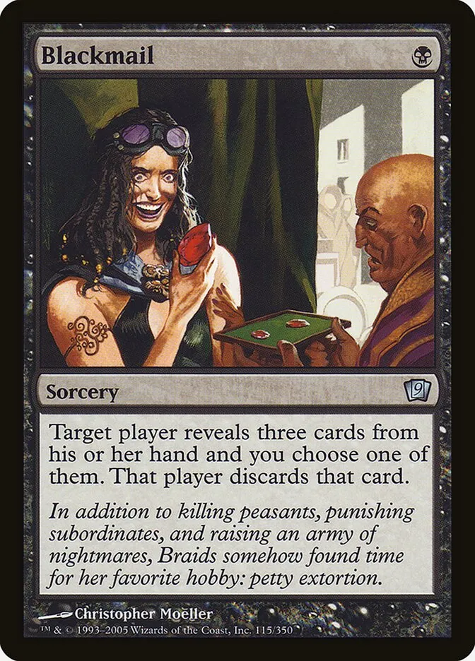 2005 Ninth Edition Blackmail #115★ uncommon card image