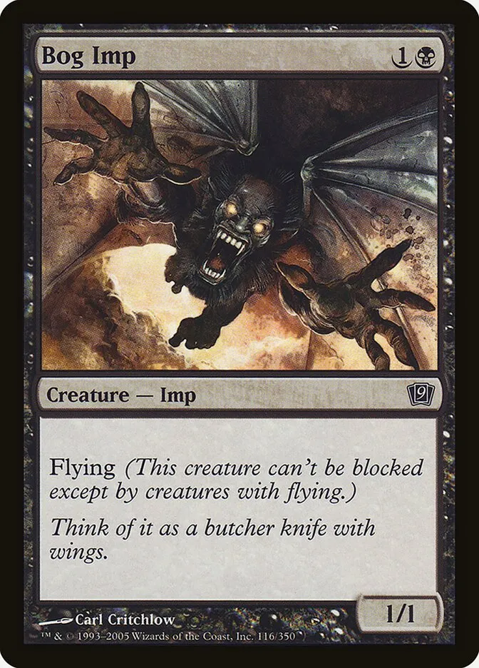 2005 Ninth Edition Bog Imp #116★ common card image