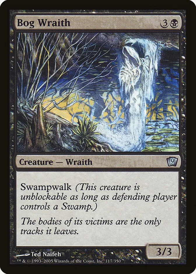 2005 Ninth Edition Bog Wraith #117★ uncommon card image