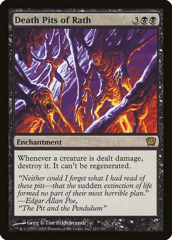 2005 Ninth Edition Death Pits of Rath #123★ rare card image