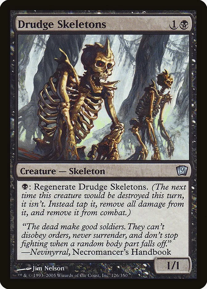 2005 Ninth Edition Drudge Skeletons #126★ uncommon card image