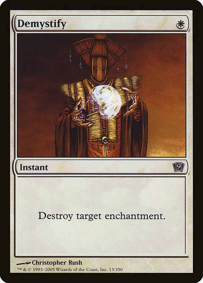 2005 Ninth Edition Demystify #13★ common card image