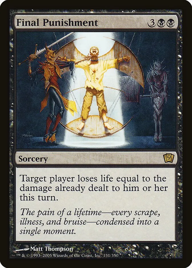 2005 Ninth Edition Final Punishment #131★ rare card image
