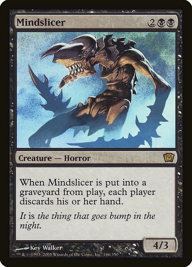 2005 Ninth Edition Mindslicer #146★ rare card image