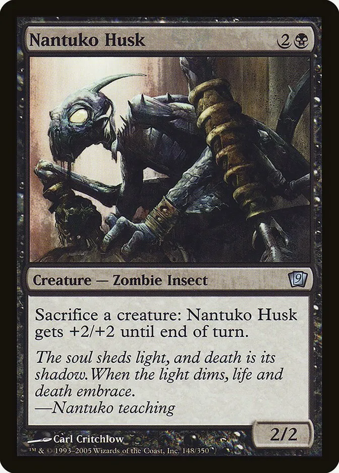 2005 Ninth Edition Nantuko Husk #148★ uncommon card image