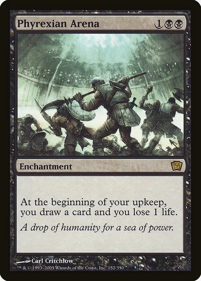 2005 Ninth Edition Phyrexian Arena #152★ rare card image