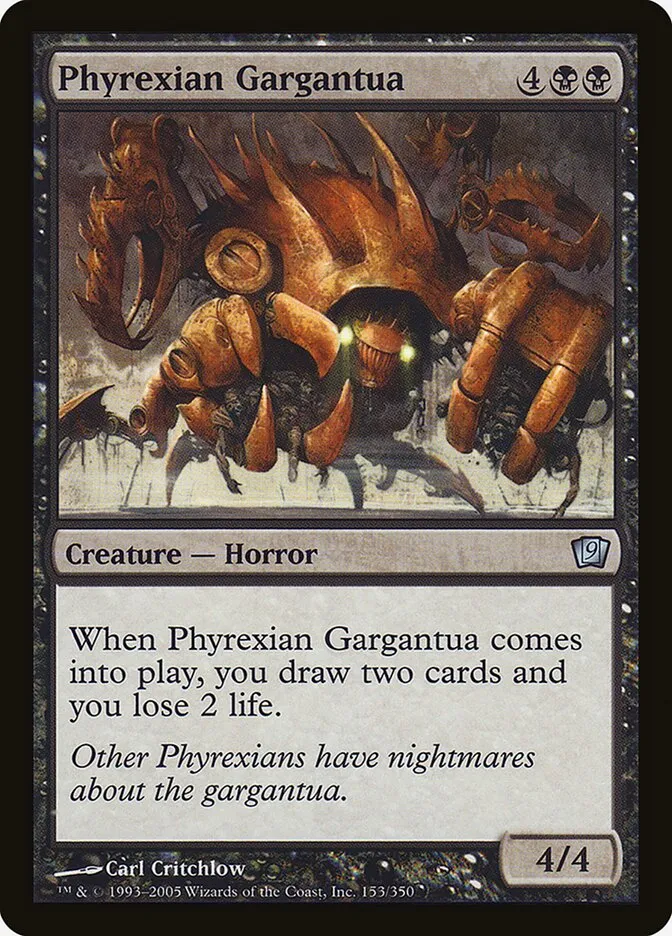 2005 Ninth Edition Phyrexian Gargantua #153★ uncommon card image