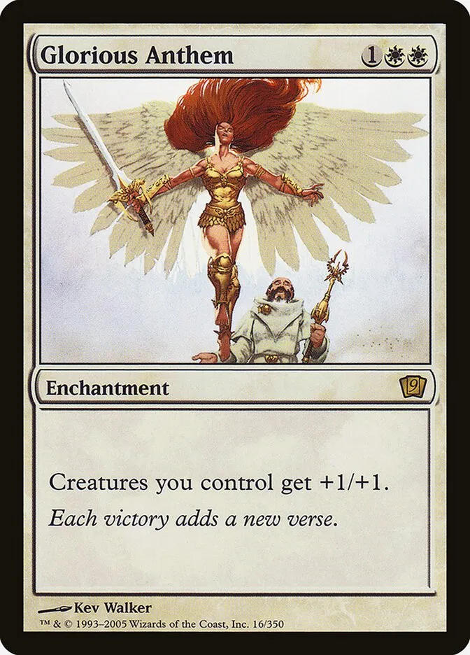 2005 Ninth Edition Glorious Anthem #16★ rare card image