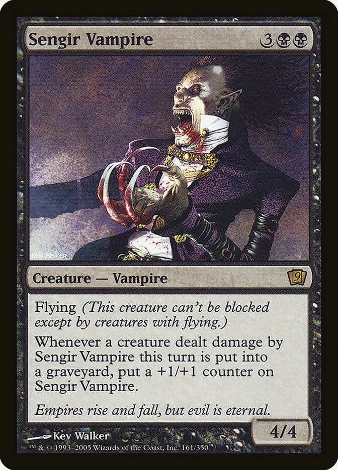2005 Ninth Edition Sengir Vampire #161★ rare card image