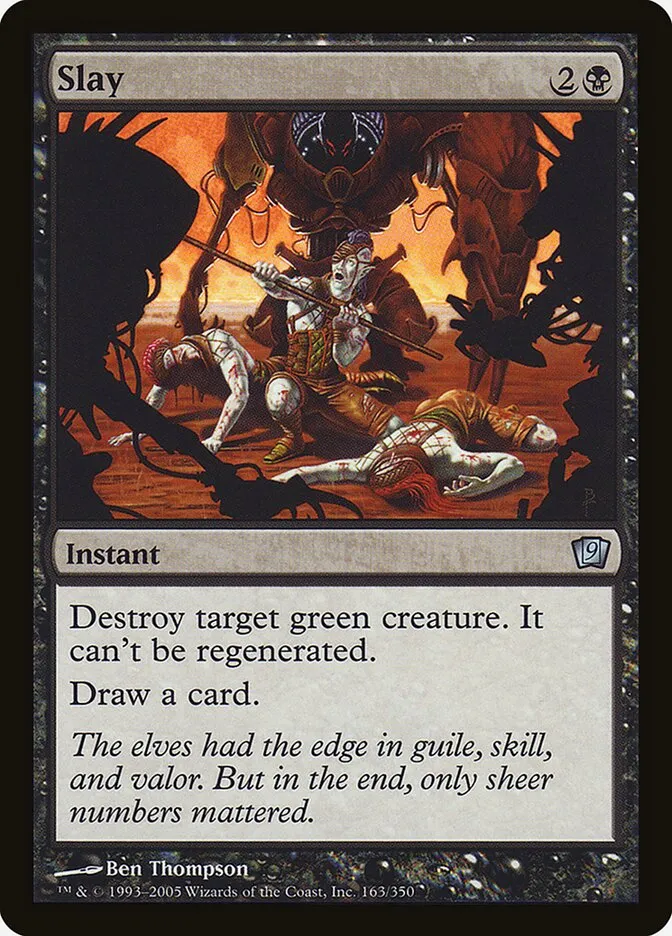 2005 Ninth Edition Slay #163★ uncommon card image