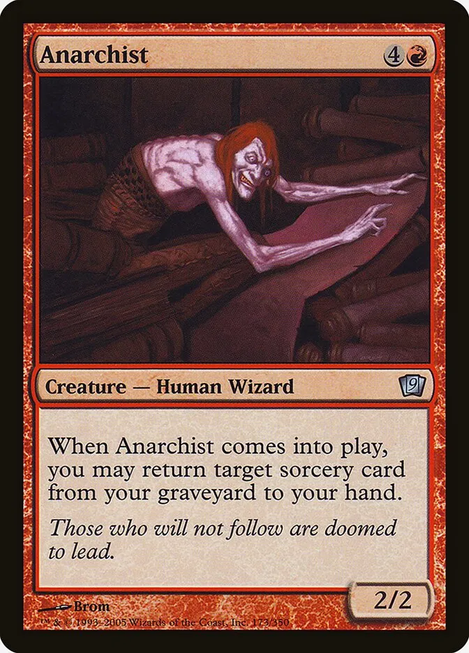 2005 Ninth Edition Anarchist #173★ uncommon card image