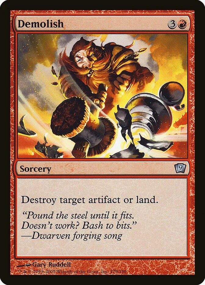 2005 Ninth Edition Demolish #179★ uncommon card image