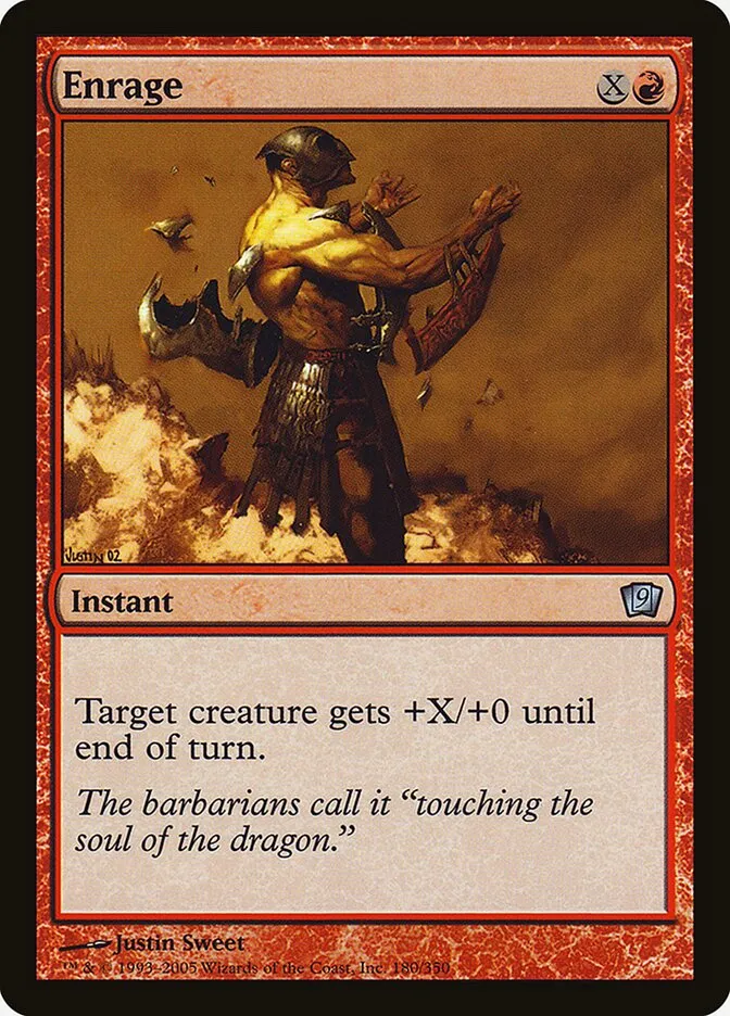 2005 Ninth Edition Enrage #180★ uncommon card image