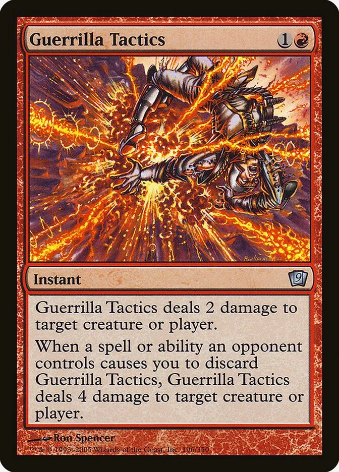 2005 Ninth Edition Guerrilla Tactics #196★ uncommon card image