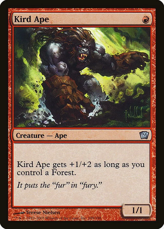 2005 Ninth Edition Kird Ape #199★ uncommon card image