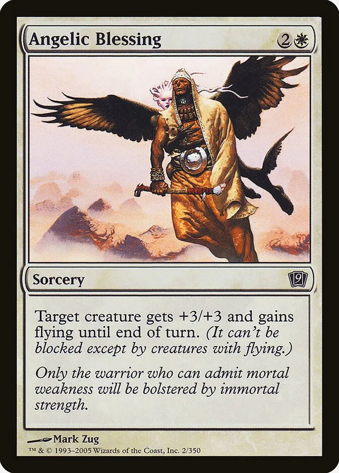 2005 Ninth Edition Angelic Blessing #2★ common card image