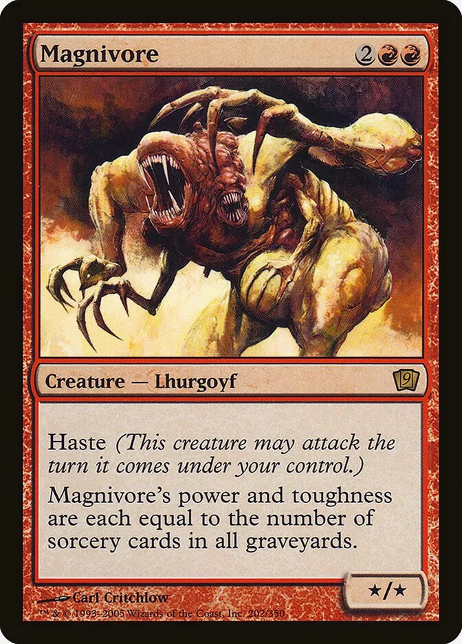2005 Ninth Edition Magnivore #202★ rare card image