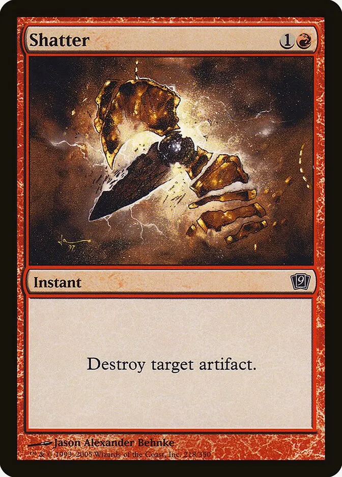 2005 Ninth Edition Shatter #218★ common card image