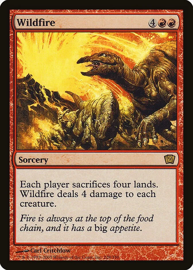 2005 Ninth Edition Wildfire #228★ rare card image