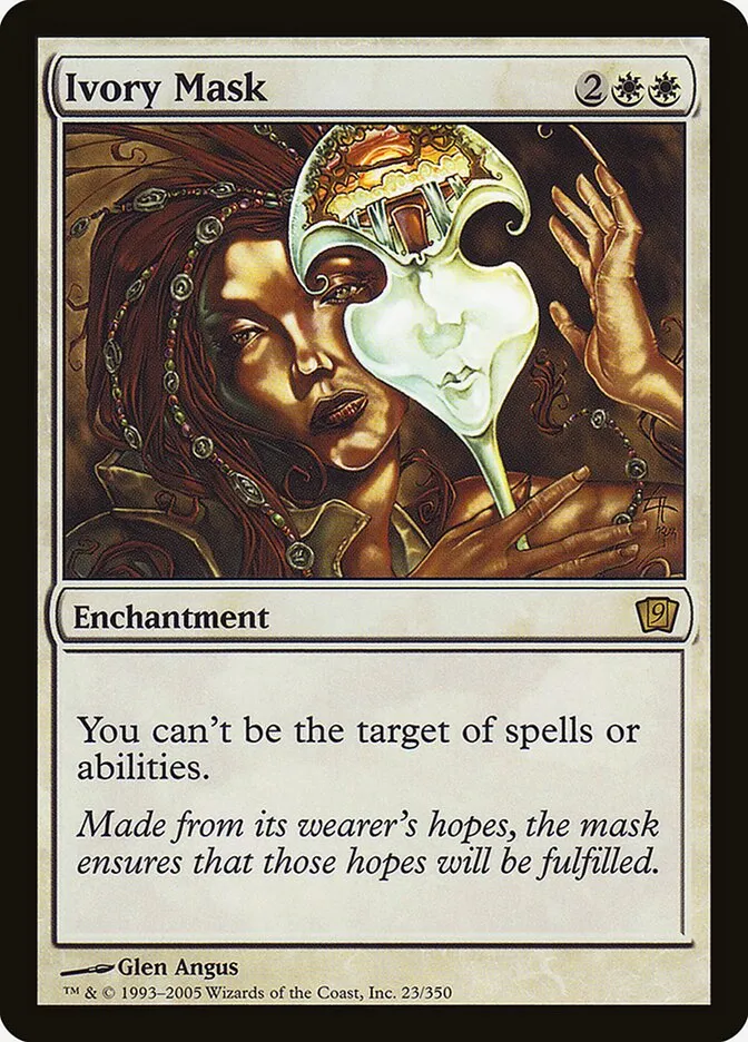 2005 Ninth Edition Ivory Mask #23★ rare card image