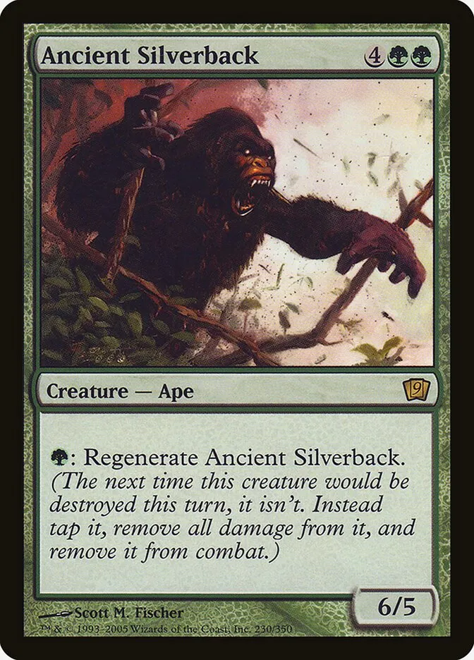 2005 Ninth Edition Ancient Silverback #230★ rare card image