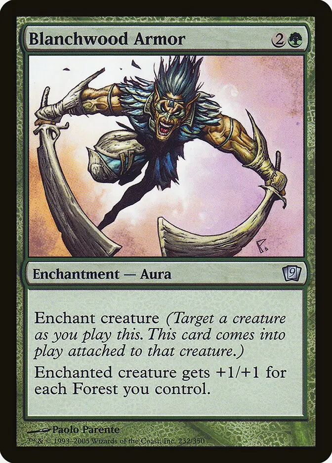 2005 Ninth Edition Blanchwood Armor #232★ uncommon card image