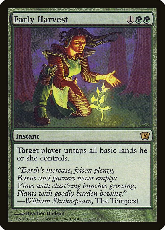 2005 Ninth Edition Early Harvest #235★ rare card image