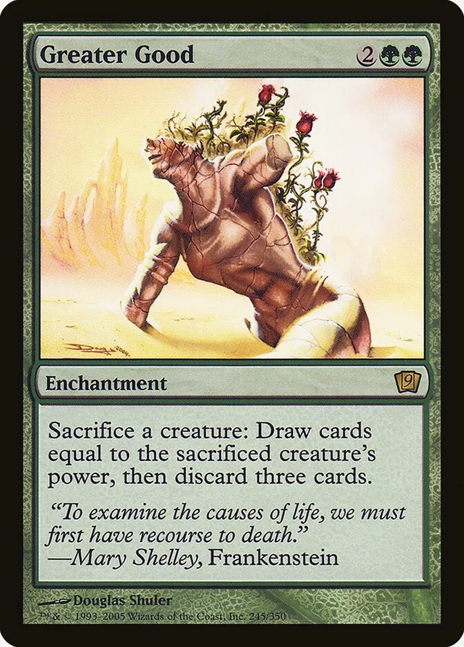 2005 Ninth Edition Greater Good #245★ rare card image