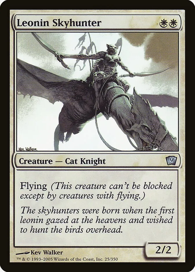 2005 Ninth Edition Leonin Skyhunter #25★ uncommon card image