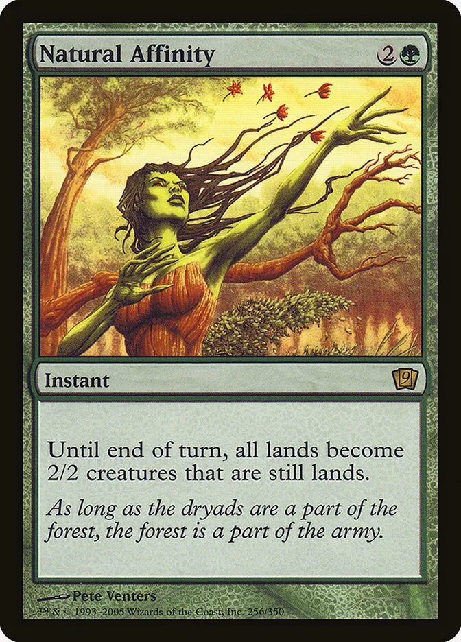 2005 Ninth Edition Natural Affinity #256★ rare card image