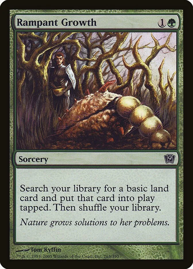 2005 Ninth Edition Rampant Growth #263★ common card image
