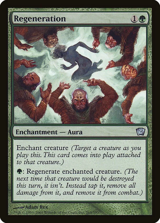 2005 Ninth Edition Regeneration #265★ uncommon card image