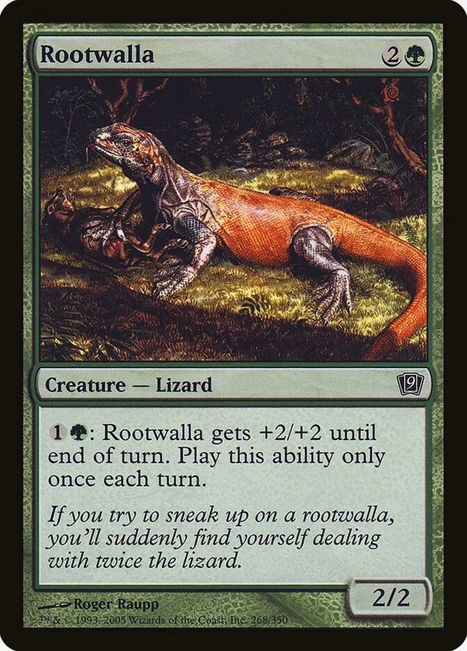 2005 Ninth Edition Rootwalla #268★ common card image
