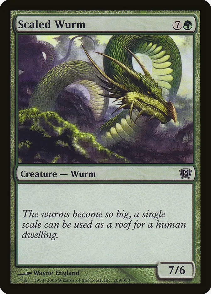 2005 Ninth Edition Scaled Wurm #269★ common card image