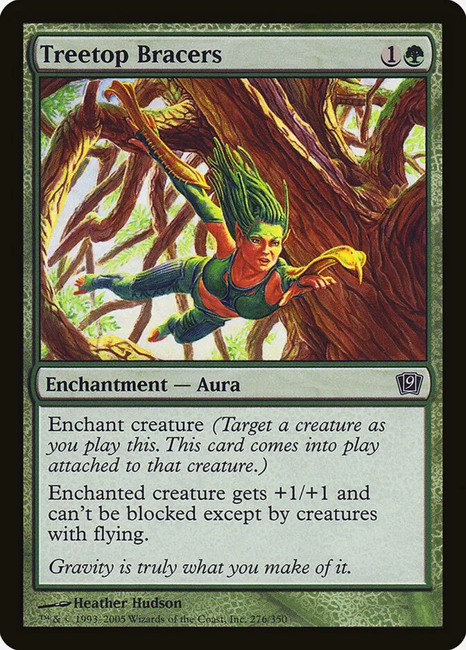 2005 Ninth Edition Treetop Bracers #276★ common card image