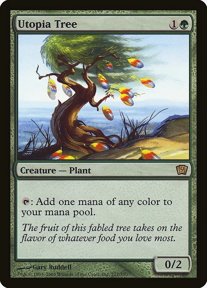 2005 Ninth Edition Utopia Tree #277★ rare card image