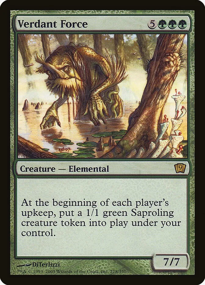 2005 Ninth Edition Verdant Force #278★ rare card image