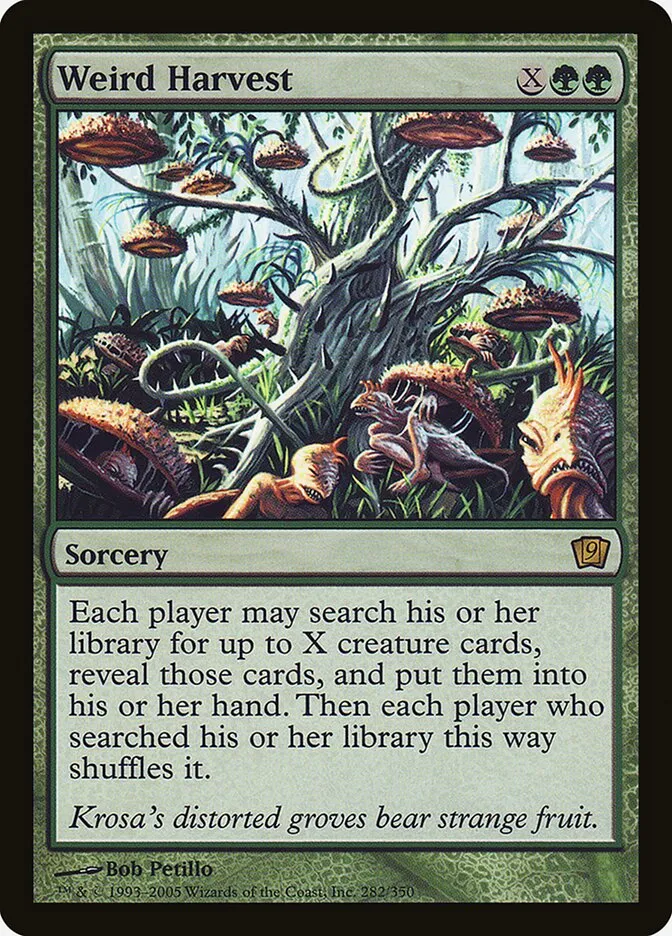 2005 Ninth Edition Weird Harvest #282★ rare card image